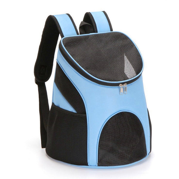 Factory direct pet backpack cat bag dog bag breathable folding Teddy pet bag mesh travel outing backpack