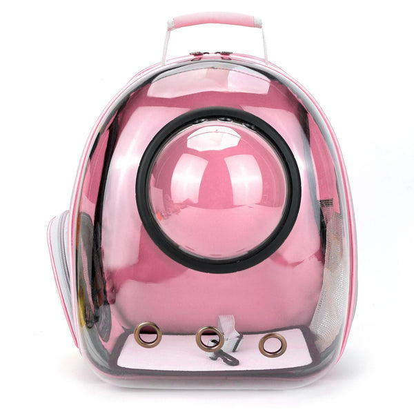 Cross-border pet bag new transparent pet backpack breathable wear-resistant small dog backpack out cat backpack